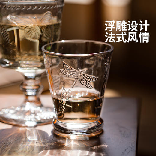 摩登主妇复古浮雕红酒杯高档轻奢高脚杯家用水杯玻璃杯子葡萄酒杯 商品图1