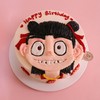 魔童哪吒手绘奶油蛋糕 商品缩略图0