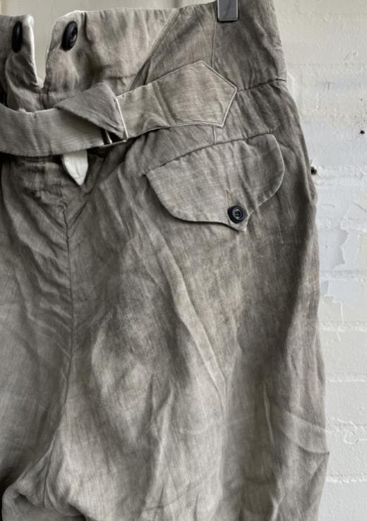 John Alexander Skelton 雾灰色意大利染棉麻MOONSAILOR长裤 商品图12