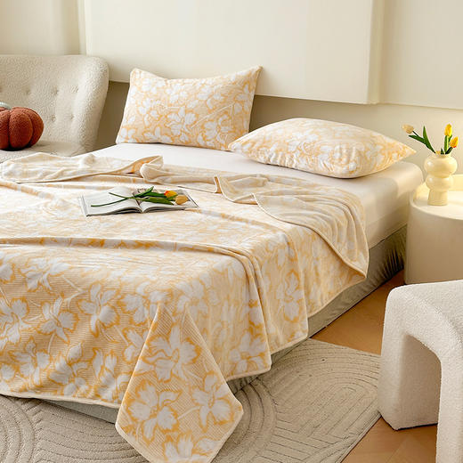 多喜爱 花开向阳法兰绒毯 商品图11