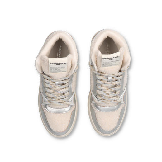 PHILIPPE MODEL 女士盾牌徽标 La Grande 休闲运动鞋 混色 LGMD BB01 商品图3