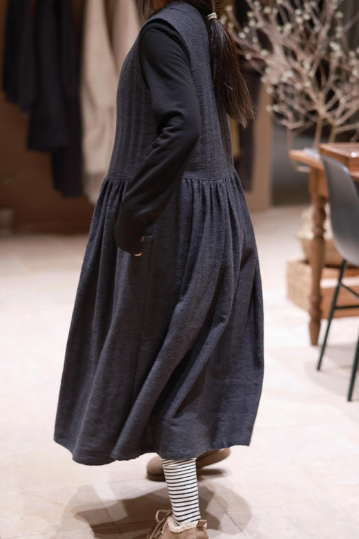 黄阿福｜羊毛亚麻无袖连衣裙 商品图7