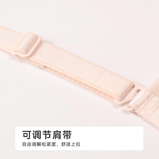 都市丽人自然舒适B杯常规内衣中厚蕾丝无钢圈常规文胸LBH1N1 商品图6