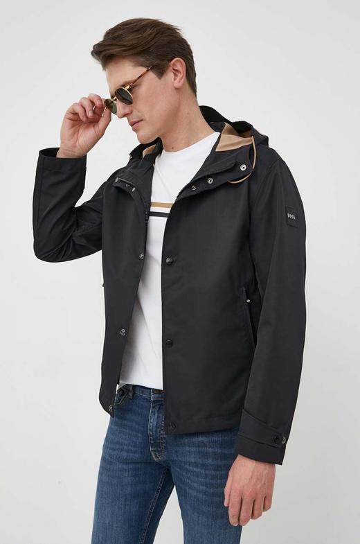 老板 双面复合防泼水风衣夹克外套 帽绳可固定 Z-15040 商品图1