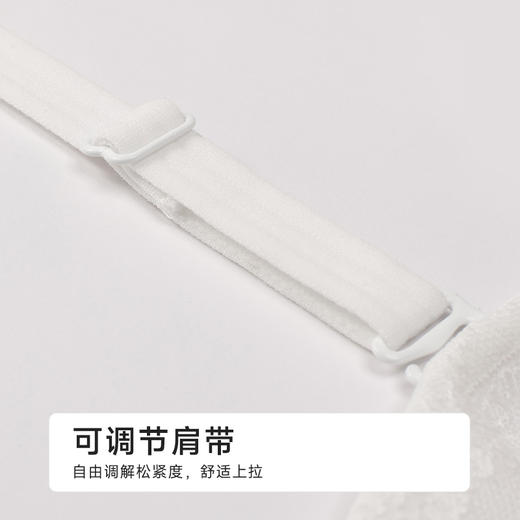 都市丽人自然舒适B杯常规内衣中厚蕾丝树脂胶圈常规文胸LBH1M2 商品图5