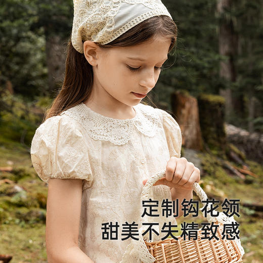 【商场同款】英氏儿童衬衫夏季短袖可爱女童衬衫百搭上衣2025新款 商品图2