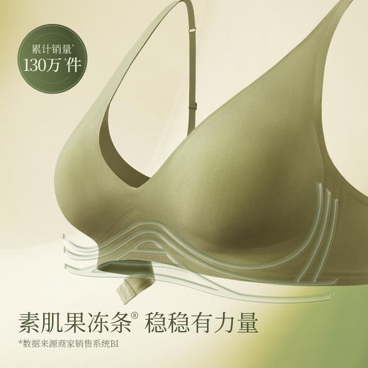 素肌良品果冻条软支撑舒适内衣- 纤细款- 升级固定杯MX074 商品图2
