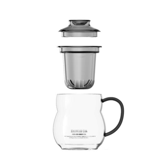 小罐茶小福禄·茶水分离杯-400ml 高硼硅玻璃材质 商品图1