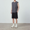墨麦客男装长绒棉凉感无袖背心男士2024夏季新款休闲圆领t恤衫男 商品缩略图3