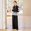设计感韩系蕾丝卫衣，时尚阔腿裤两件套YRX9210 商品缩略图0