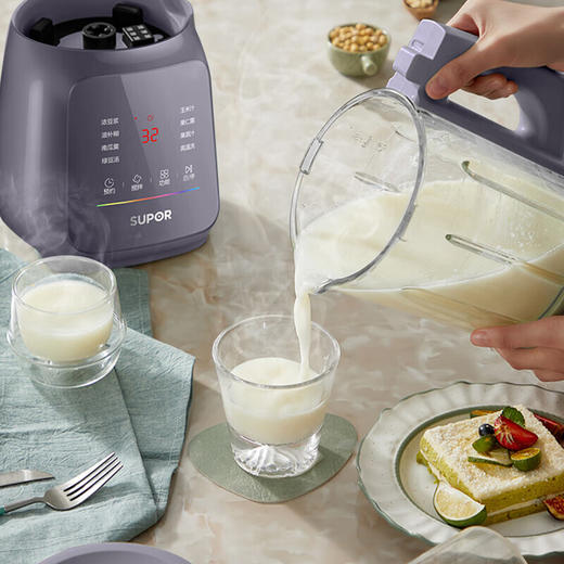 苏泊尔（SUPOR）低音破壁机家用2-3人多功能豆浆机预约加热蒸汽清洗榨汁机果汁机搅拌机料理机辅食机SP79S 商品图6