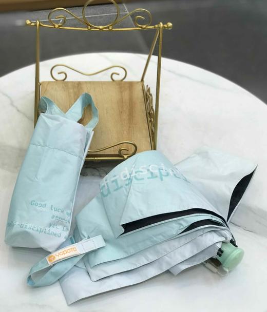 优品堂『伴夏』五折黑胶遮阳伞 商品图6