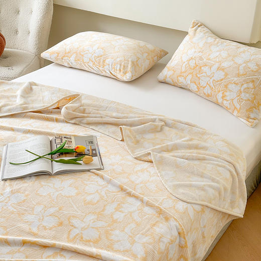 多喜爱 花开向阳法兰绒毯 商品图8