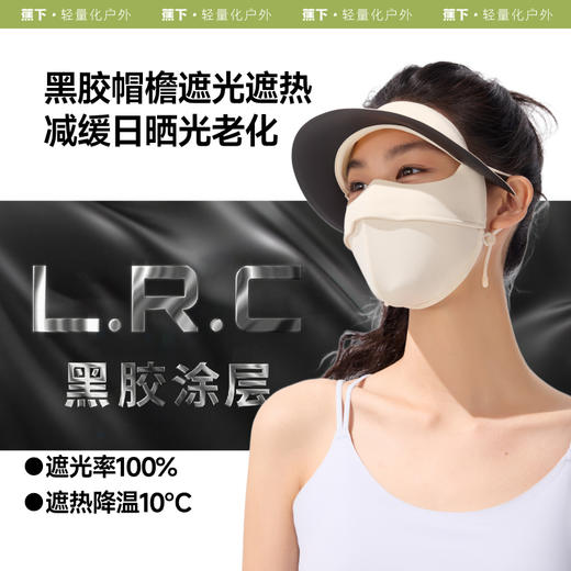 【25年新品】蕉下帽檐款全脸防晒面罩AL333 商品图2
