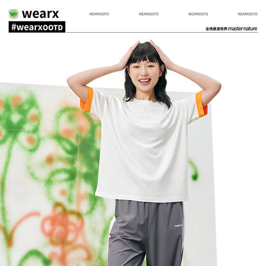 【久洗如新不变黄 A类婴童级面料】清仓-完型亲子久久T恤 透气吸汗防油污 立体合身版型 商品图4