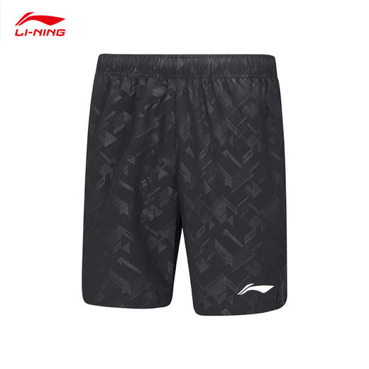 2025款李宁羽毛球服短裤 AAPV046 AAPV047短裤春夏新款全英赛吸汗透气速干比赛服男子短裤 商品图2