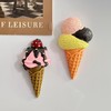 仿真可爱冰淇淋食玩冰箱贴 磁性贴大合集亮面磨砂冰淇淋留言板装 商品缩略图1