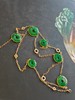冰种阳绿飘花平安扣翡翠长链 商品缩略图1