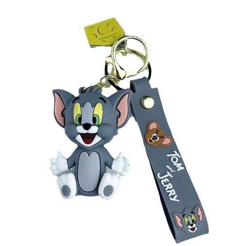 新款猫和老鼠钥匙扣跨境礼物汽车书包挂件网红爆款公仔钥匙链批发 商品图4
