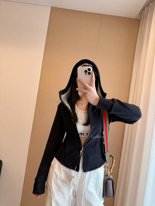 A家正品连帽双向拉链防风修身外套 商品图5