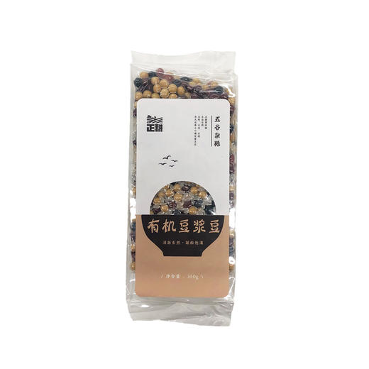 正耕  2024年秋收 有机豆浆豆350g 商品图0