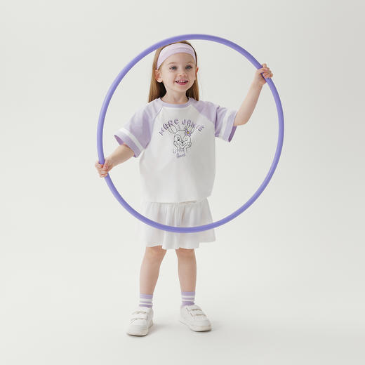 [凉感透气]马克珍妮女童趣味卡通短袖T恤儿童上衣夏装新款240770 商品图1