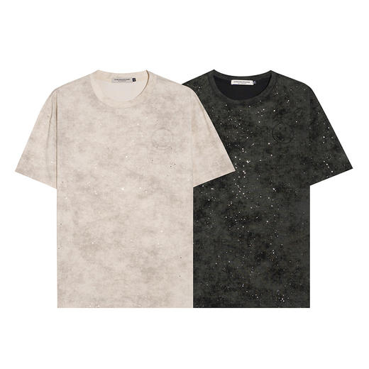 【DMH】大依优型大码男装圆领短袖T恤休闲宽松加肥加大潮流胖子上衣 商品图4