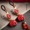 原创手作朱砂吉祥如意汽车钥匙挂件男款车钥匙扣女士挂件批发 商品缩略图2