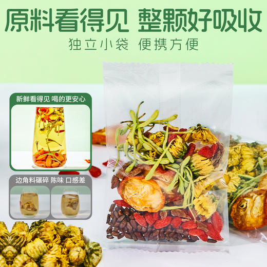 忆江南金银花菊花枸杞决明子茶120g菊花茶枸杞茶恢复熬夜肝火旺 商品图0