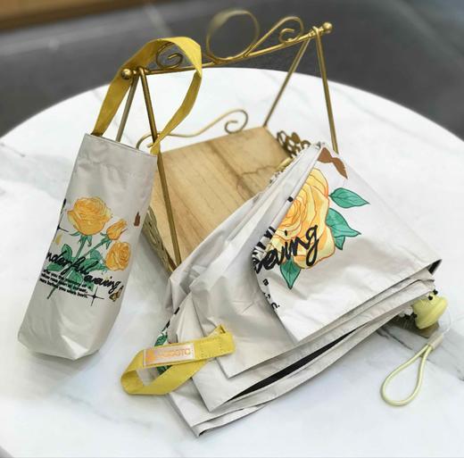 优品堂『芳华』五折黑胶遮阳伞 商品图6
