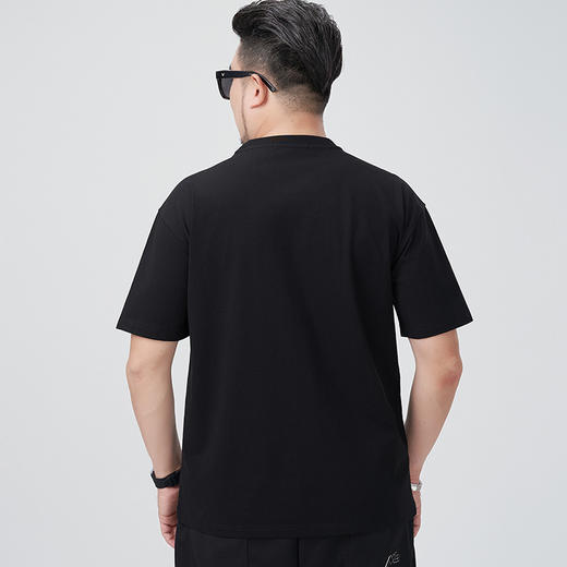 【DMH】大依优型大码男装圆领短袖T恤休闲宽松加肥加大潮流胖子上衣 商品图3