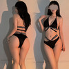 霏慕 字母织带环腰度假比基尼6330 情趣内衣性感纯欲三点式 商品缩略图2