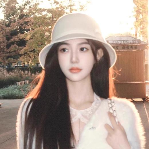 帽子女秋冬季法式赫本风白色千金名媛礼帽羊毛呢小香风渔夫帽新款 商品图3