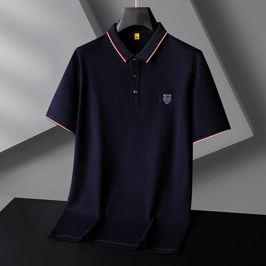 【100%丝光棉】大依优型大码短袖POLO衫肥佬宽松大码棉半袖夏季薄款男士加肥加大上衣休闲 商品图4