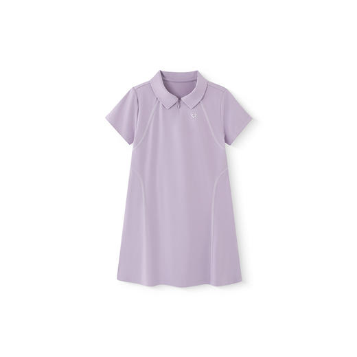 英氏儿童裙子夏季短袖女童连衣裙夏季清爽透气女童POLO连衣裙新款 商品图4