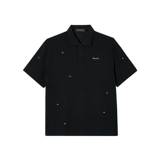 墨麦客男装吸湿速干凉感短袖polo衫男士2024夏季新款简约刺绣t恤 商品图4