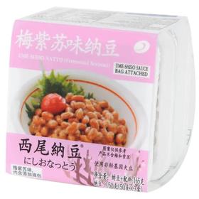 西尾梅紫苏纳豆 50g*3/盒