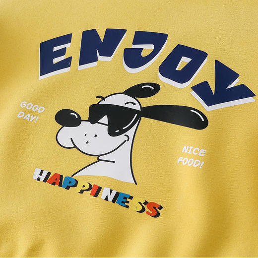 棉花堂2025年新款春季潮酷配色针织圆领卫衣童装F251025 商品图8