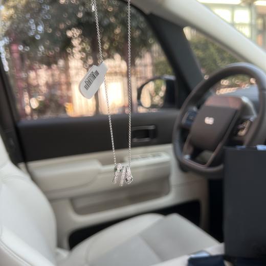 F059 APM迎蛇年新款🐍三环满钻蛇头项链戒指 商品图3