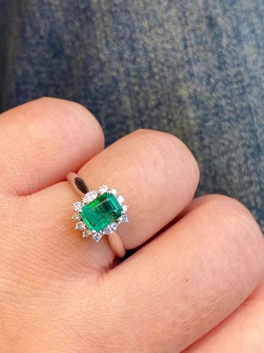 1.2ct刻面祖母绿戒指 商品图2