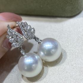 11mm-12mm澳白耳坠