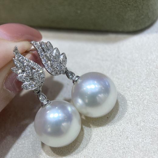 11mm-12mm澳白耳坠 商品图0