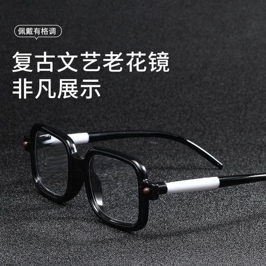热卖爆款全新德式工艺手工粗框端老花镜男时尚防蓝光质感大框眼镜 商品图0