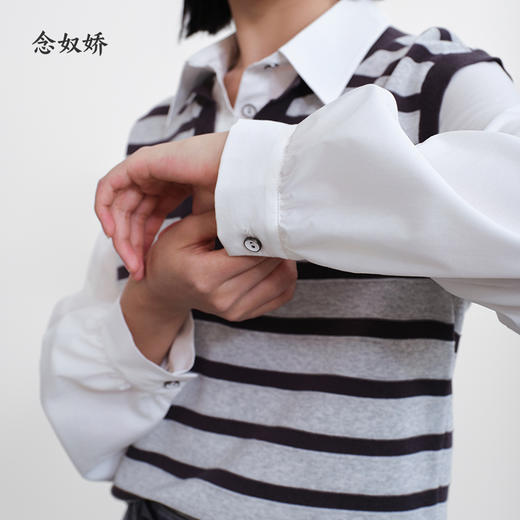 【商场同款】CNQ5379 假两件针织衫 商品图1