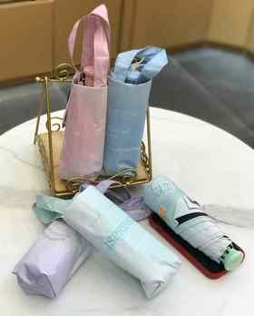 优品堂『伴夏』五折黑胶遮阳伞