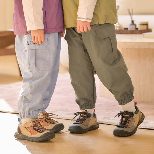 【大口袋】棉花堂2025年春款户外工装梭织长裤童装 商品图7