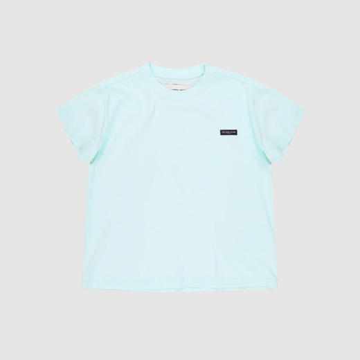 PHILIPPE MODEL 女士徽标贴片棉质圆领短袖T恤 蓝色 CTSD CJ24 21 商品图0