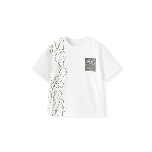 【商场同款】英氏儿童短袖T恤夏季休闲百搭户外男童上衣2025新款 商品图4