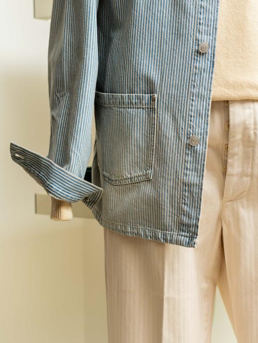 Fortela 铁道纹工装夹克 商品图9