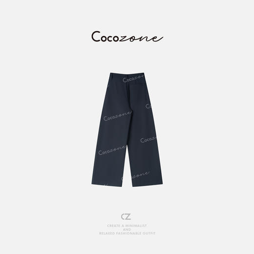 COCO ZONE 2025纯色宽松显瘦垂感直筒休闲裤CD1A0240 商品图1